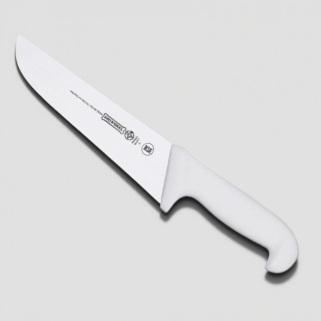 Faca de Açougueiro Lâmina 20cm Aço Carbono para Cortes de Carne