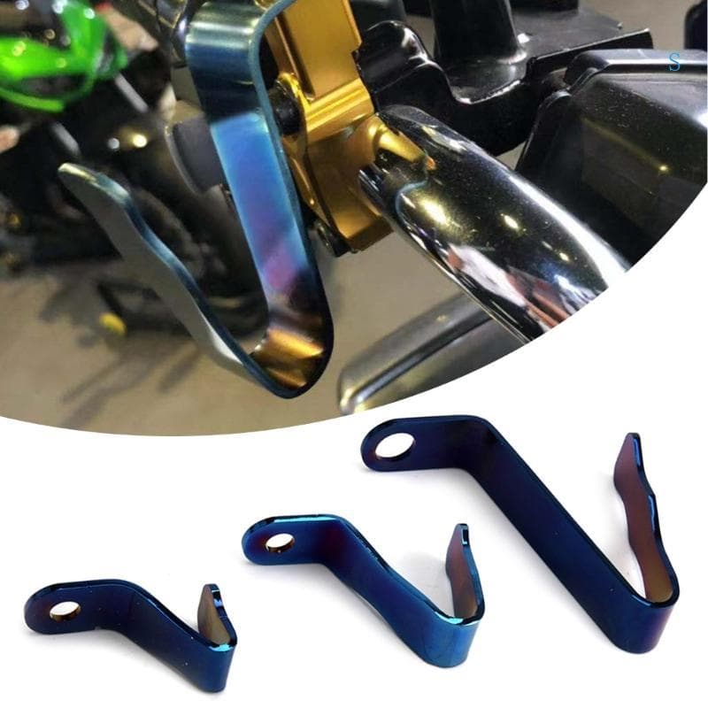 S Conveniente Retrovisor Espelho Gancho Compacto Capacetes Da Motocicleta Para Pequenos Itens Armazenamento Seguro