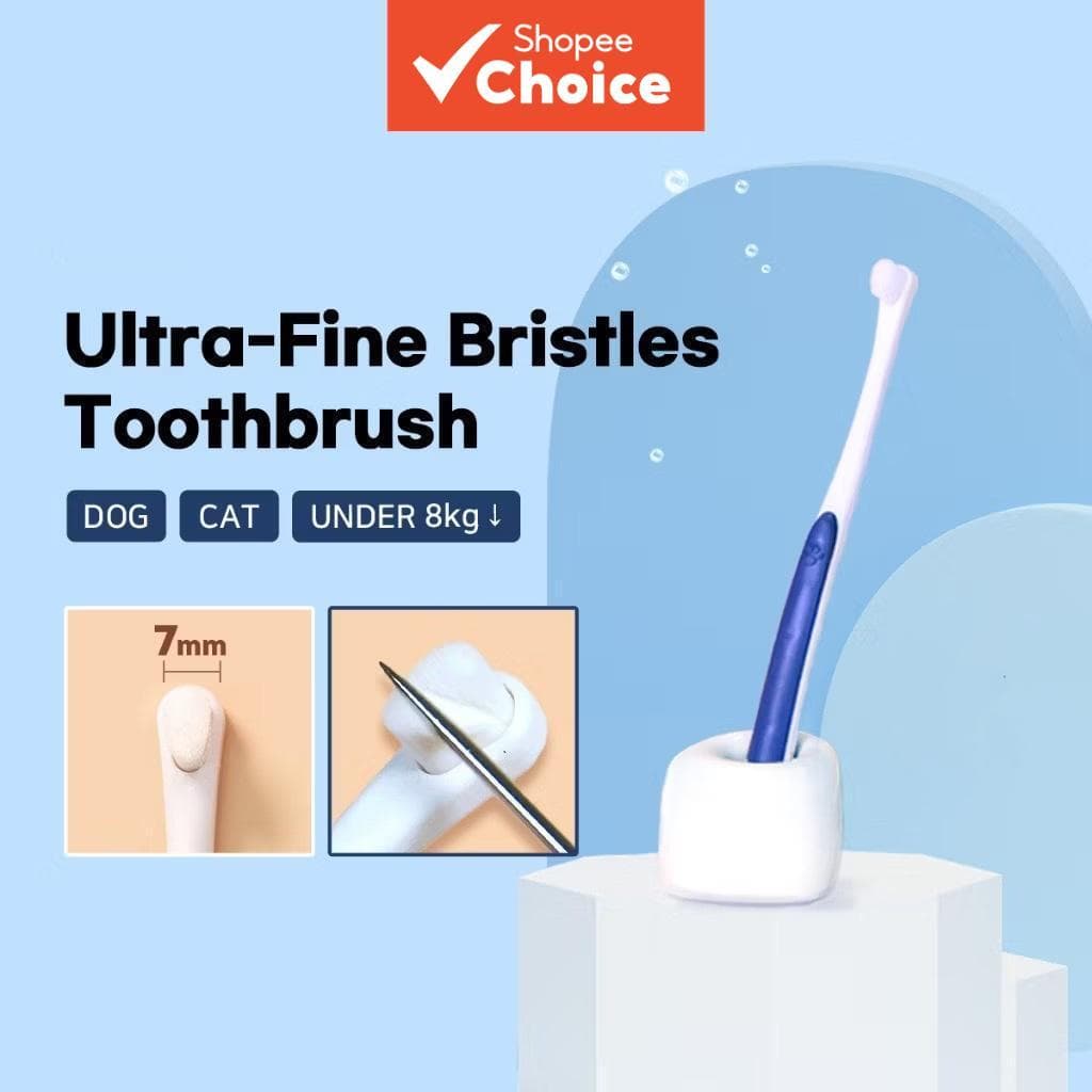Escovas de dentes para animais de estimação, cachorro pequeno, Teddy, Pomeranian, escovas de limpeza oral para cães,