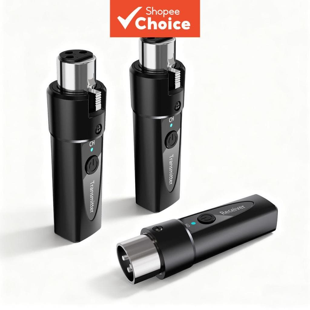 Transceptor De Microfone Dinâmico XLR Sem Fio Adaptador Misturador Recarregável Para Desempenho Violino Arco 4/4 128 Hz