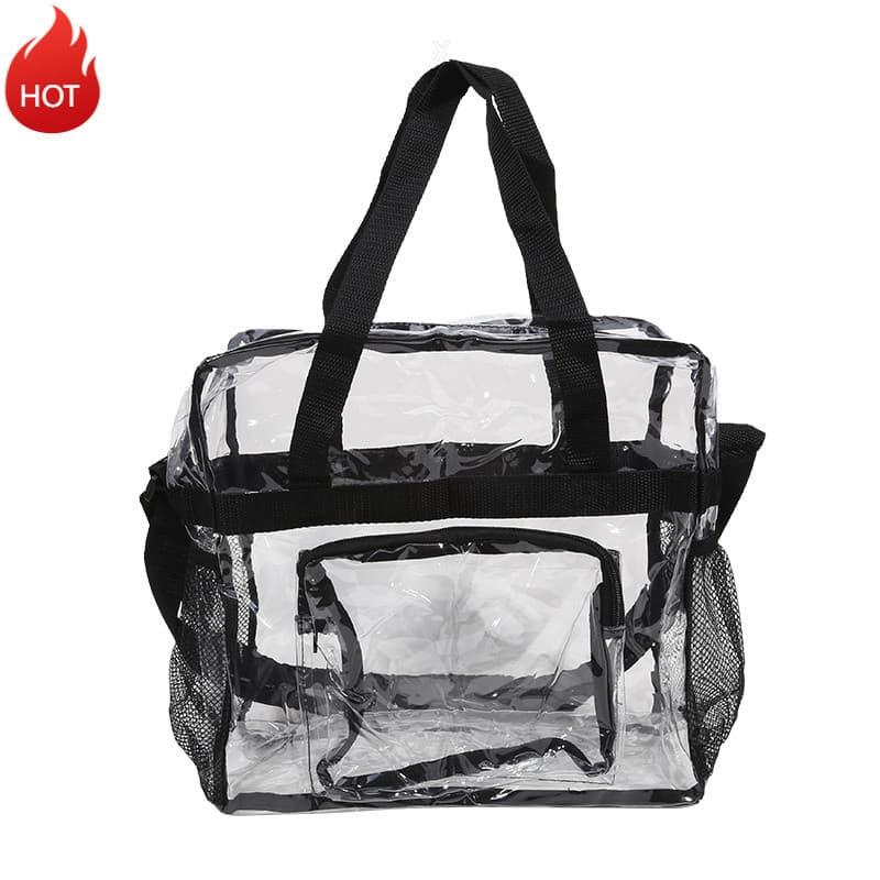 LA1V-Bolsa Esportiva Portátil Para Natação Em PVC , Transparente De Ombro Crossbody , Sacola , Jogos De Trabalho , Chapé