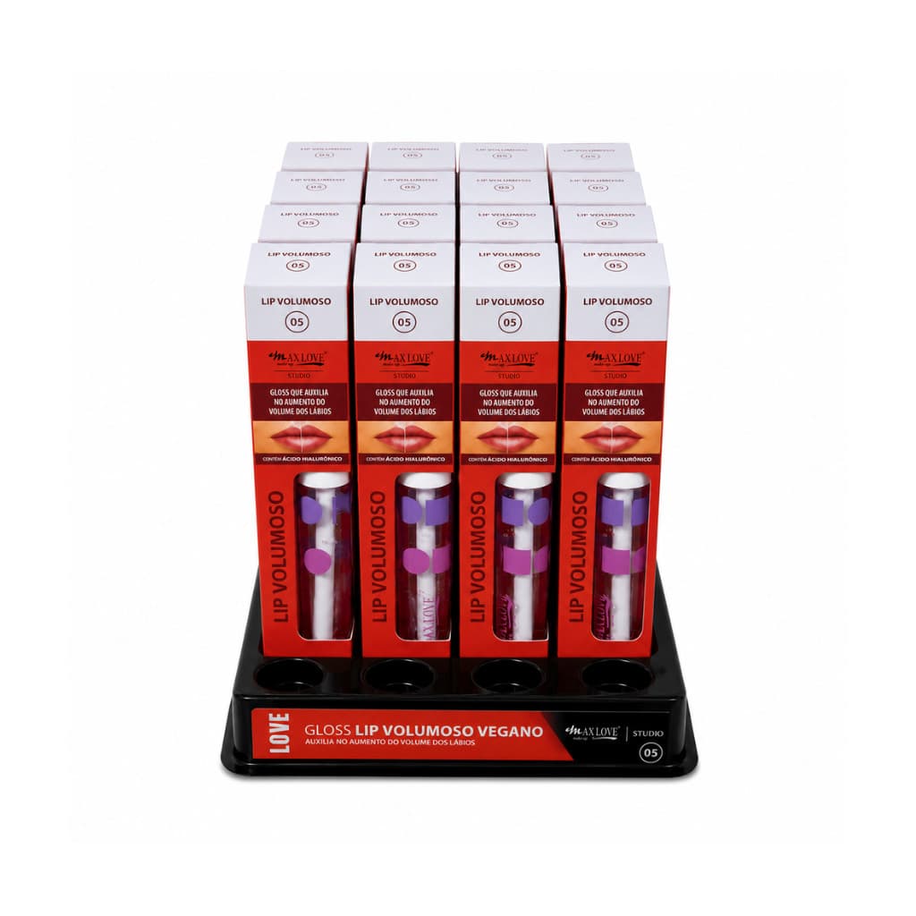 GLOSS LIP VOLUMOSO N05 MAX LOVE BOX C/32 UNIDADES COD.576