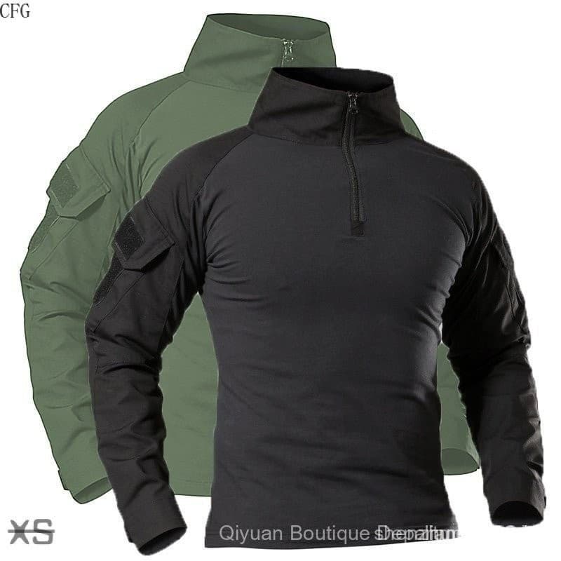 69441 Camiseta Tática para Hiking ao Ar Livre Masculina Camuflada Militar CP Manga Longa para Caça e Escalada Roupas Esp