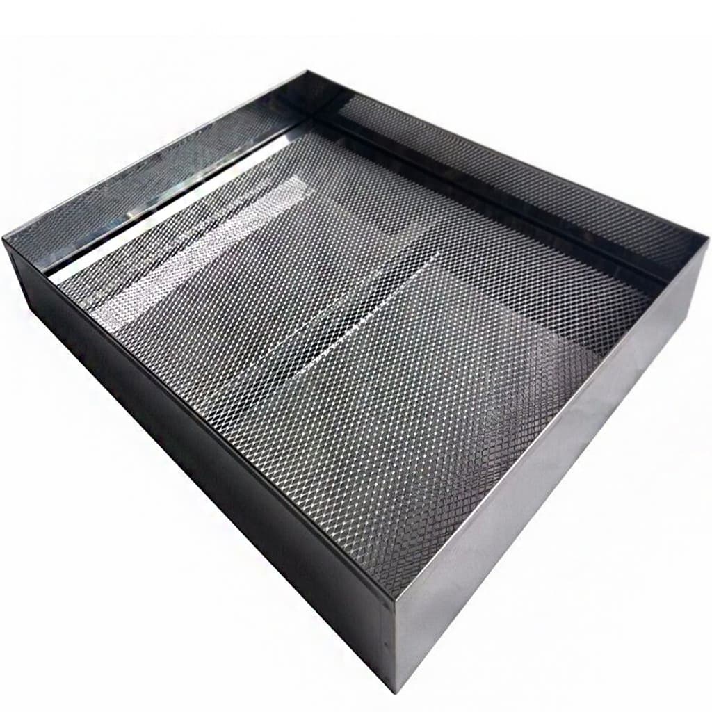 Escorredor Fritura Inox Bandeja 30x40x6cm Pastel Salgados