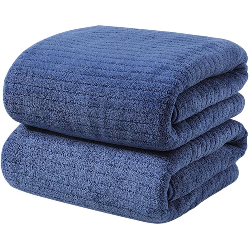 2 Toalhas de Banho 75 * 35cm, Toalha de Veludo para Adultos, Toalhas de Banho, Mais Leves, Secagem Mais Rápida, Super Ab