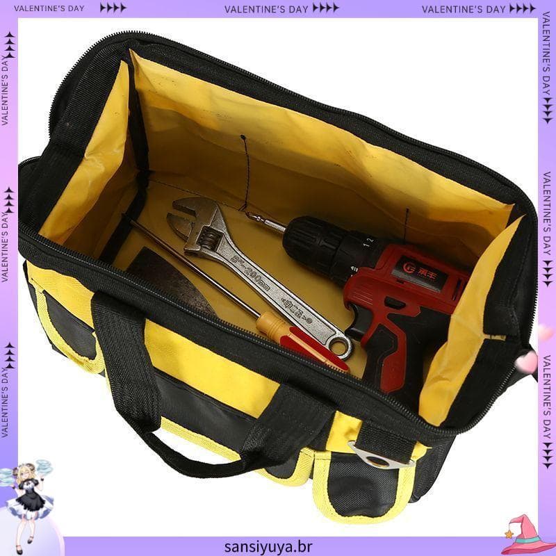 Saco de ferramentas portátil pequeno Multi-função bolsa de lona Extra grosso resistente ao desgaste à prova dwaterproof