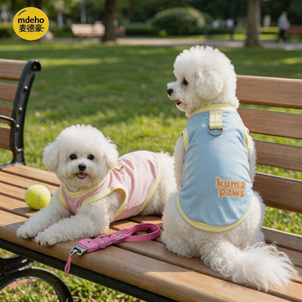 Verão estilo fino protetor solar respirável roupas para animais de estimação Bichon cão pet colete roupas para cães cole