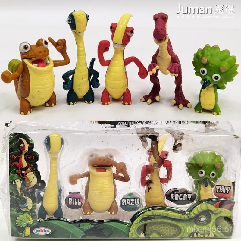 Novo produto avulso JAKKS Little Dinosaur Adventure, brinquedo de merchandising, figura de ação articulada, modelo de or