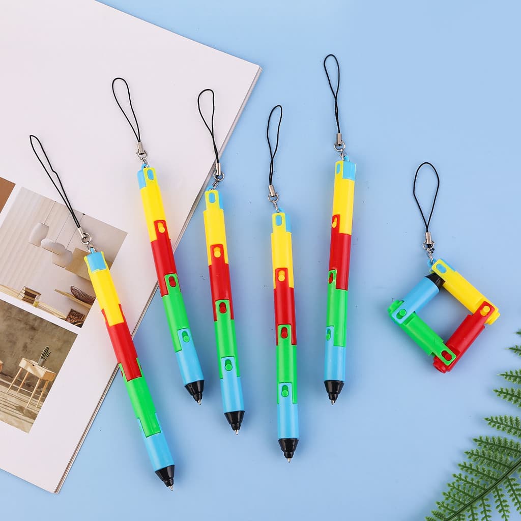 Nova caneta esferográfica dobrável, com junta flexível e deformável, prêmio para estudantes AL6Z