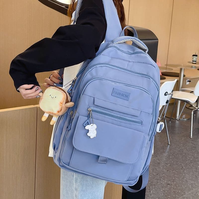 Mochila Escolar Unissex Japonesa de Alta Qualidade Grande Capacidade CL5019
