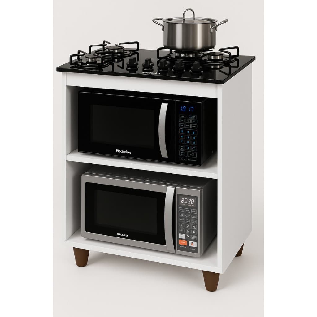 Kit Cooktop 5 Bocas Itatiaia Balcão Kaike Cozinha PROMOÇÃO