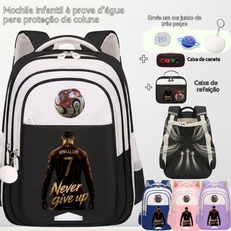 World Cup kit mochila infantil respirável impermeável mochila de costas grande capacidade para escola mochilas escolares