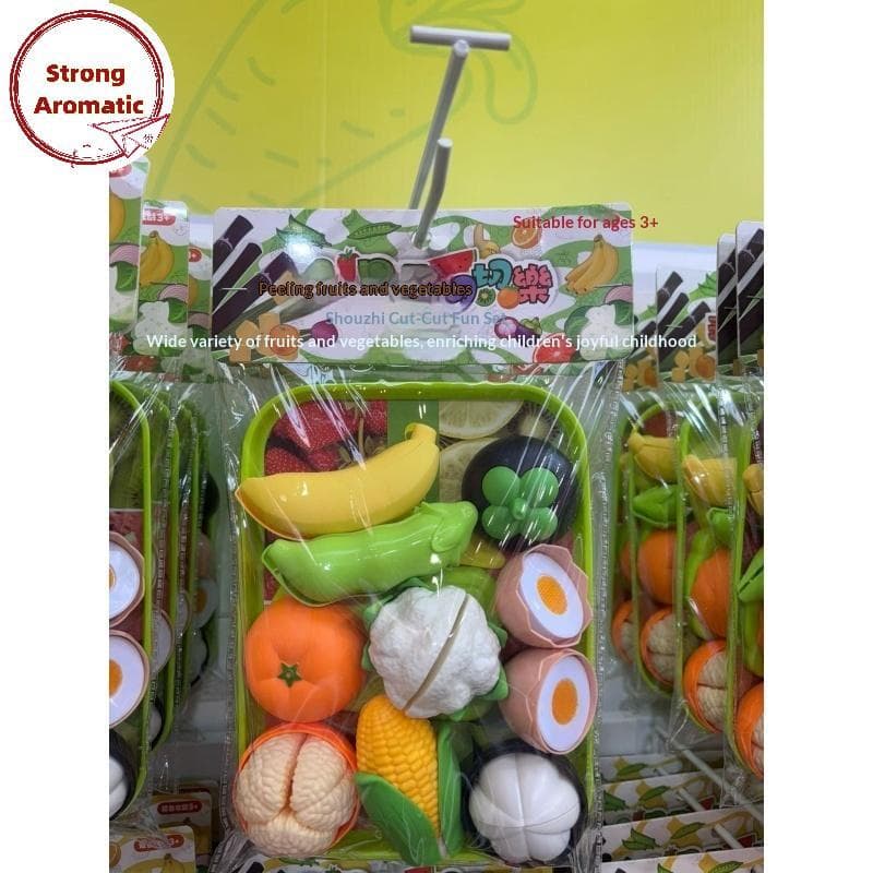 StrongArom 1 Conjunto De Plástico Crianças Brinquedo De Corte De Alimentos Cozinha Vegetal Frutas Fingir Jogar Educacion