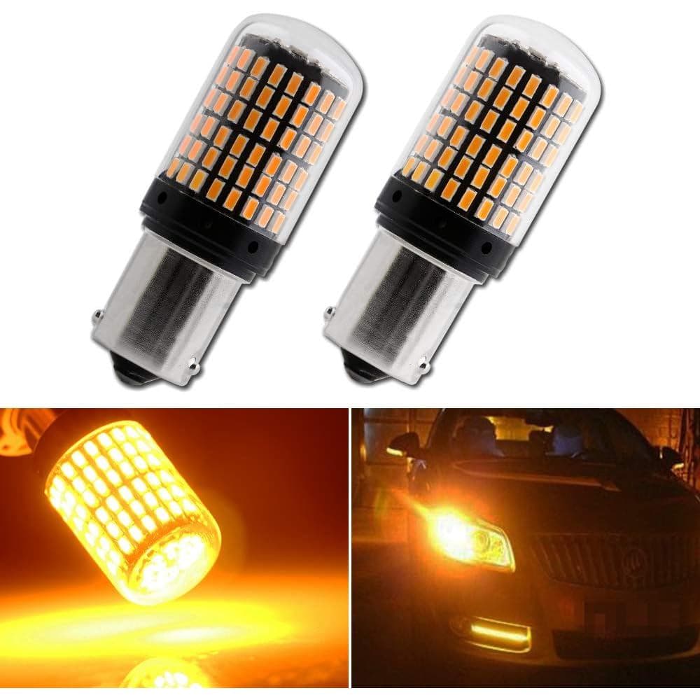 YM E-Bright 1156 BAU15S 150 graus PY21W 7507 Lâmpada LED de Sinalização, Sem Hyper Flash, Luz Dianteira e Traseira, Chip