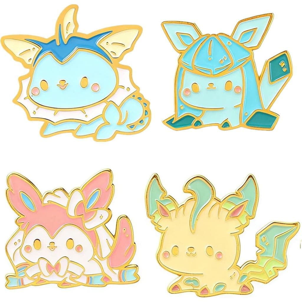 Conjunto de Broches de Esmalte Fofos com Designs Variados de Animais de Desenho Animado, Broches para Mochilas, Crachás,