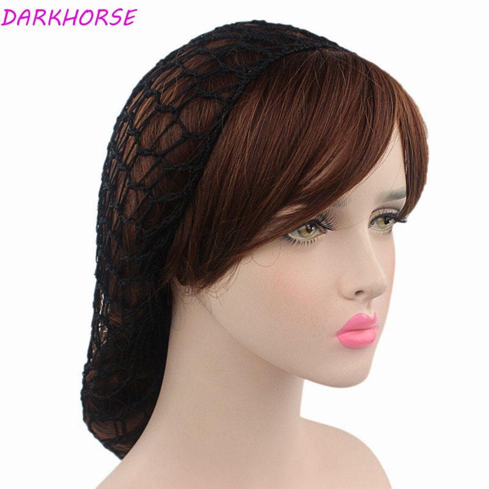 Chapéu De Malha Capa De Cabelo Turbantes Snood Net Trança Turbante Gorros Bonés Feitos À Mão Tiaras
