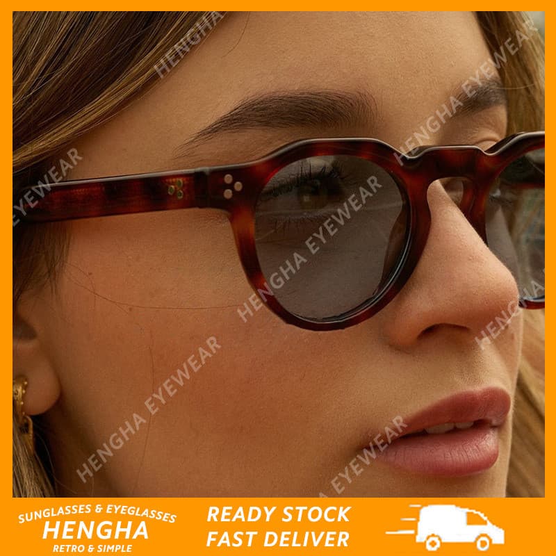 (HENGHA) Óculos De Sol Retrô Pequenos Redondos Estilo Coreano Y2K Unissex Recém-Chegado , UV400 Para Homens E Mulheres D