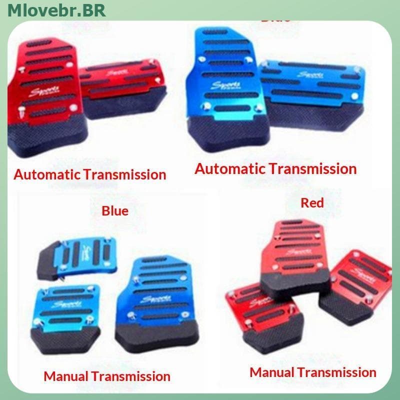 MOVE Liga De Alumínio Para Pedal De Freio De Carro , Capas Antiderrapantes De Longa Duração Todos Os Tipos De Decoração