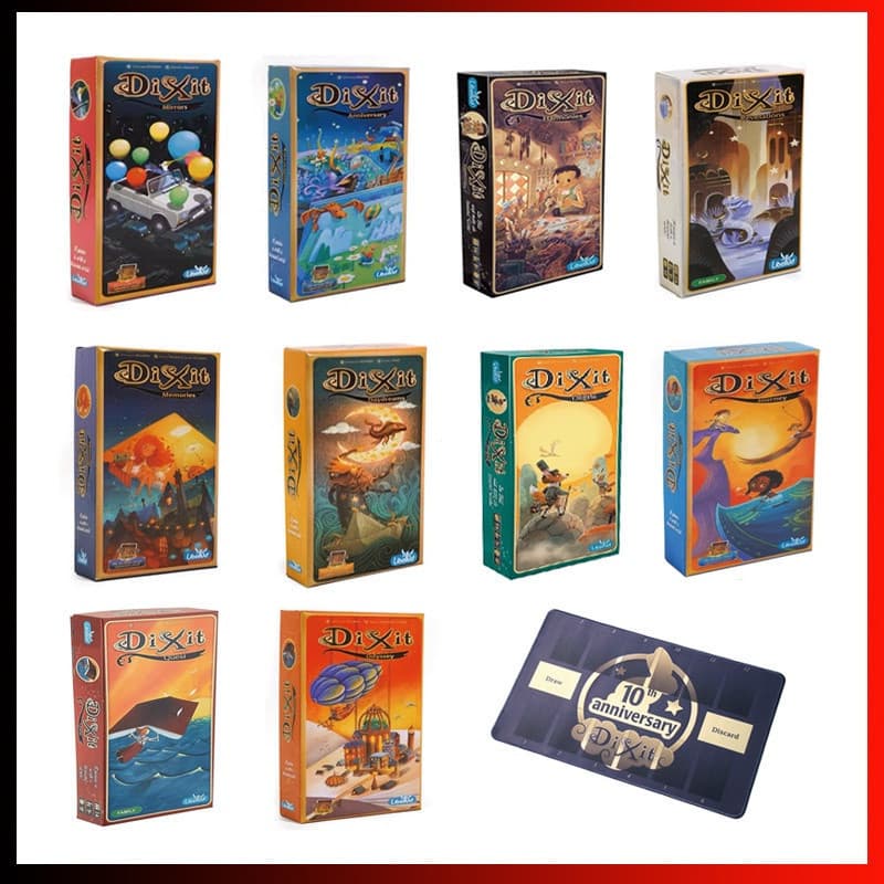 12*8cm DIXIT Expansion Pack Cards Game Cartas De Pacote De Expansão DIXIT De 84 Em Inglês Inclui Jogos