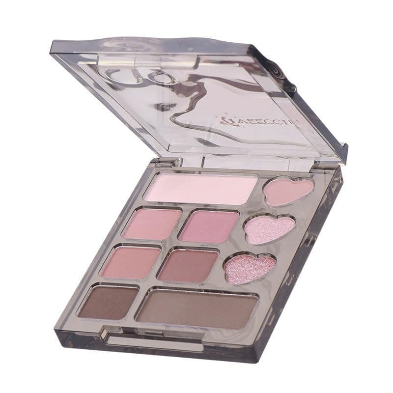 1 unidade de paleta de sombras em mini tamanho com 10 cores Dream Colors, tudo em uma paleta com sombras sedosas, suaves