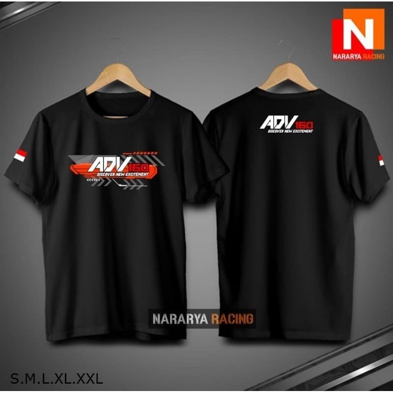 Honda ADV 160 Moto Entusiasta Gráfico Camiseta De Algodão Macio Em Torno Do Pescoço Solto Corte Unisex Motociclista Vest