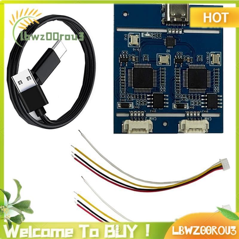 Vídeo AV/CVBS De 2 Canais Para Saídas USB 1080P Graber Módulo De Placa De Captura Unidade Gratuita Android