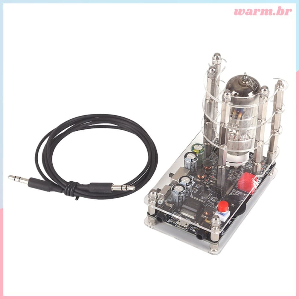 Pré-Amplificador Estéreo De Tubo De Vácuo 3 Modos De Luz LED De Alta Sensibilidade Para Show De Guitarra Ao Vivo [waroom