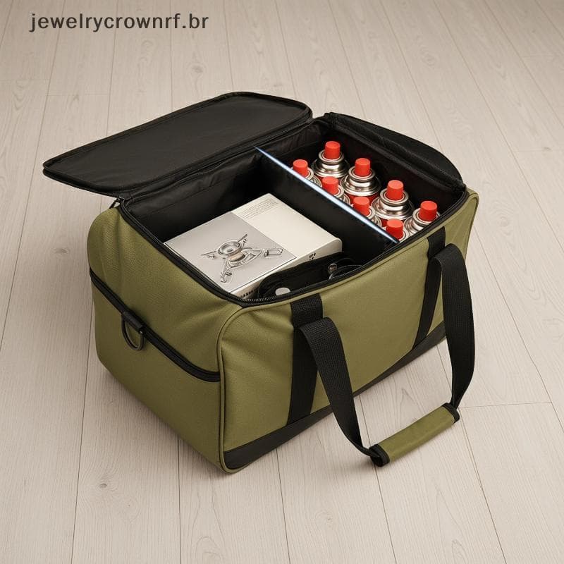 Divisor Ajustável Saco De Acampamento Ao Ar Livre Dobrável Cesta Armazenamento Piquenique Leve 30L Recipiente Para Camin