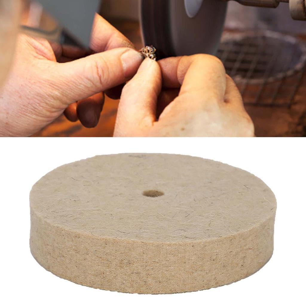 Roda De Polimento De Feltro keaostore 100 x 28 Mm Para Processamento De Joias Com Excelente Efeito Pulseira Adequada E