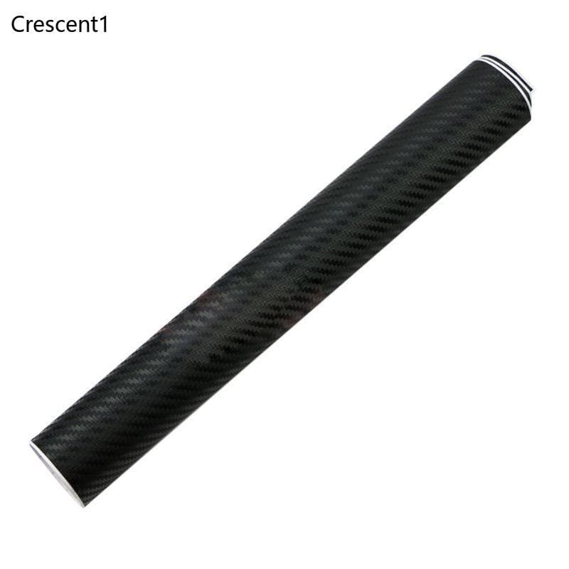 Crescent1 3D Fibra Carbono Vinil Envoltório À Prova Dwaterproof Adesivos Carro Console Computador Portá