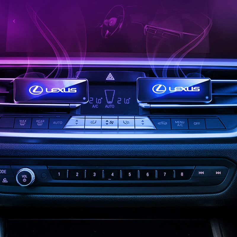 Difusor de aromas para carro com luz ambiente é adequado para carros Lexus UX, LX570, ES200, RX300, RX270, NX200.