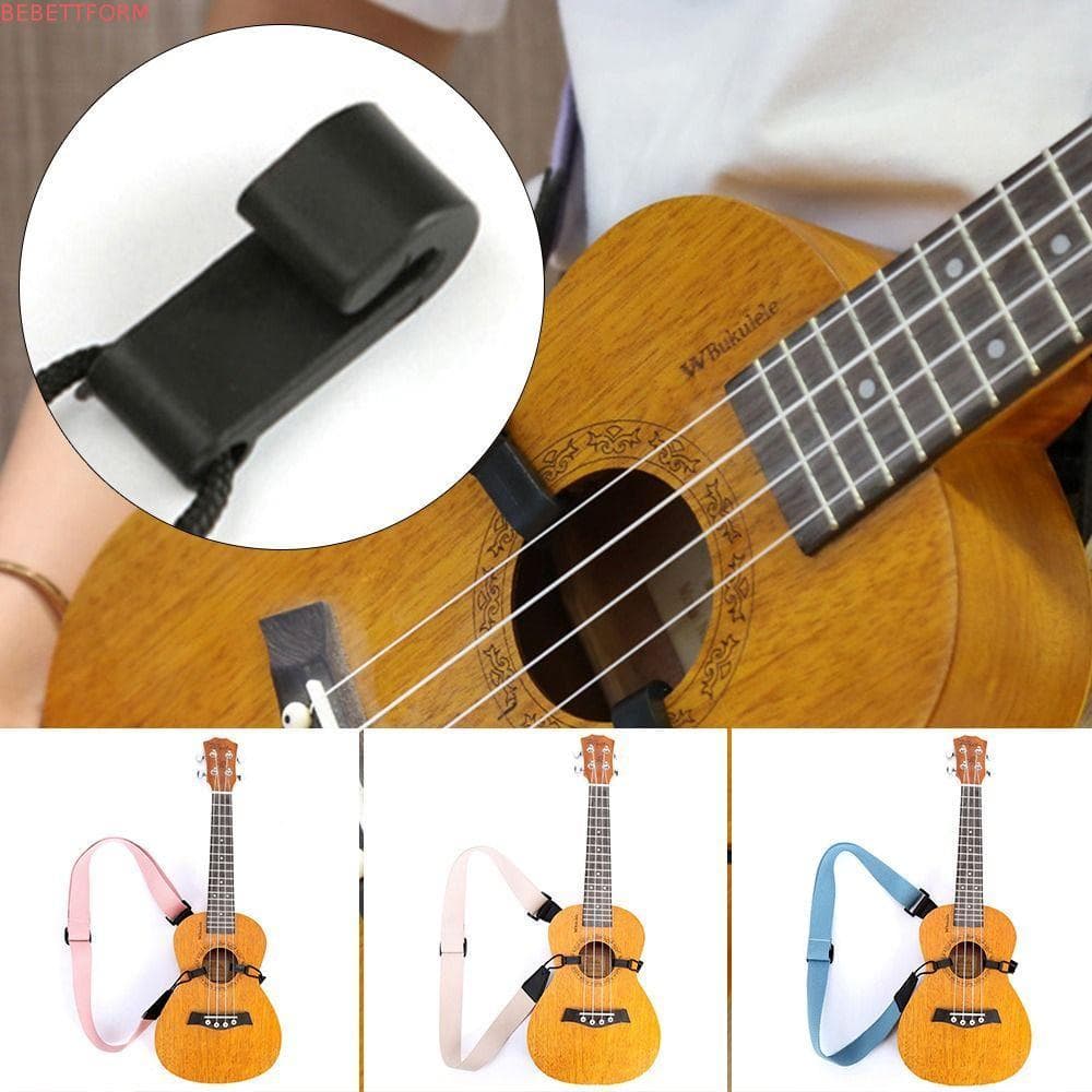 BEBETTFORM Ukulele Strap Venda Quente Sling Com Gancho Pendurar Pescoço Alças De Instrumento Musical