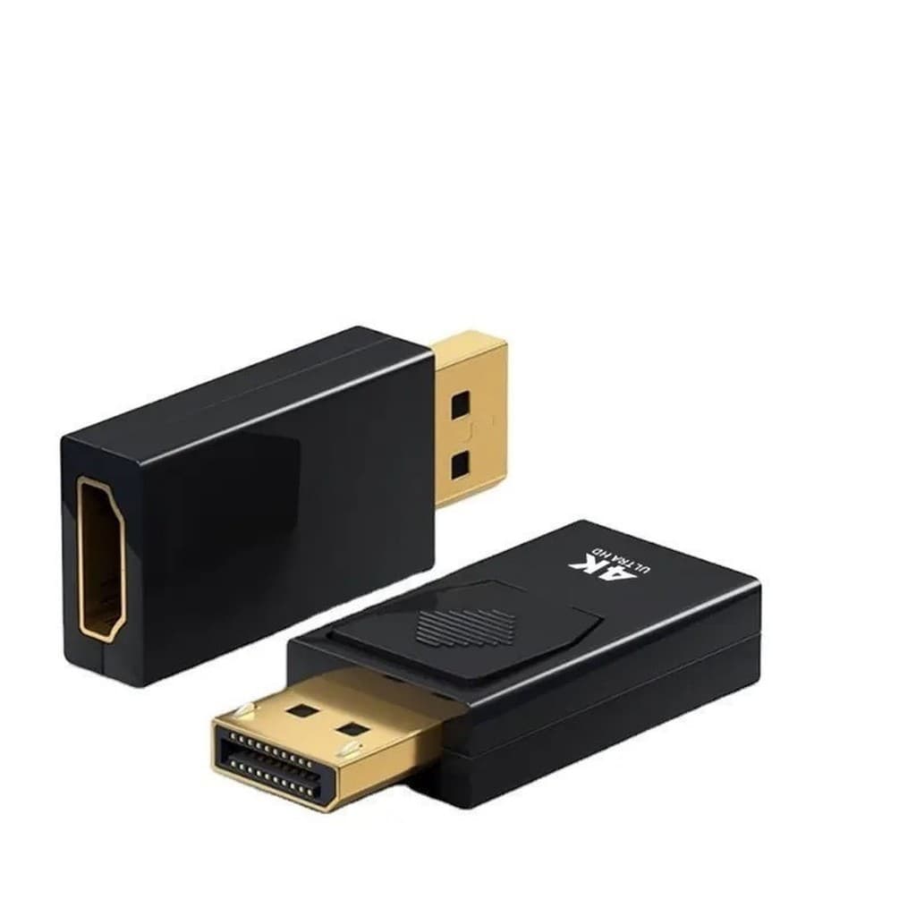 Adaptador DisplayPort HDMI 4K Conversor DP para HDMI Fêmea Compatível com PC Notebook TV Monitor