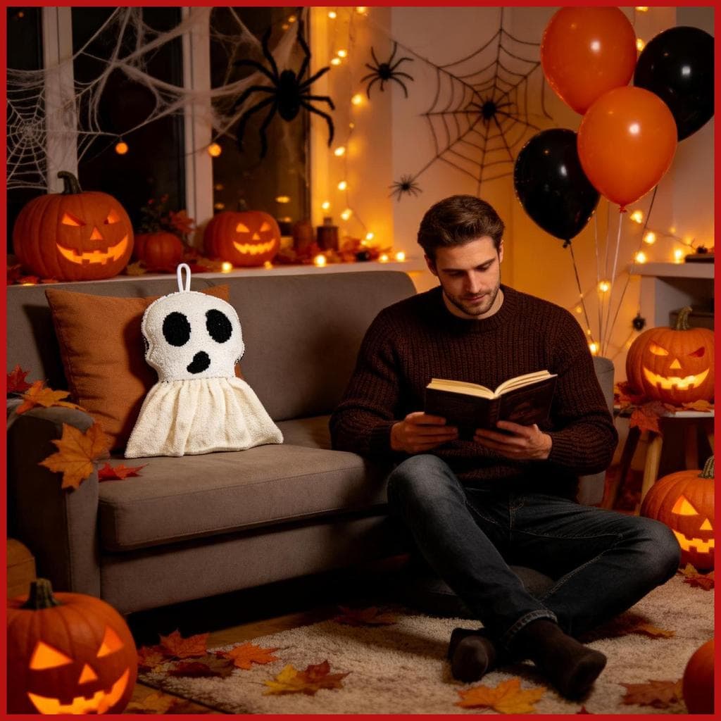 Halloween Almofadas Decorativas Bonito Macio Pelúcia Decorativa Fantasma Almofada Decoração Sofá Travesseiros Para Casa