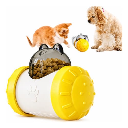 Brinquedo Dispensador De Ração Amarelo