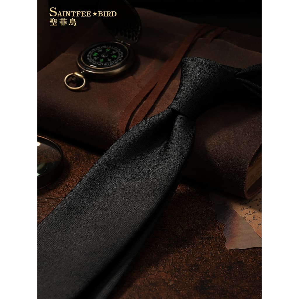 Gravata única masculina padrão britânico Retro feito à mão 8CM terno Formal noivo casamento profissional lazer trabalho