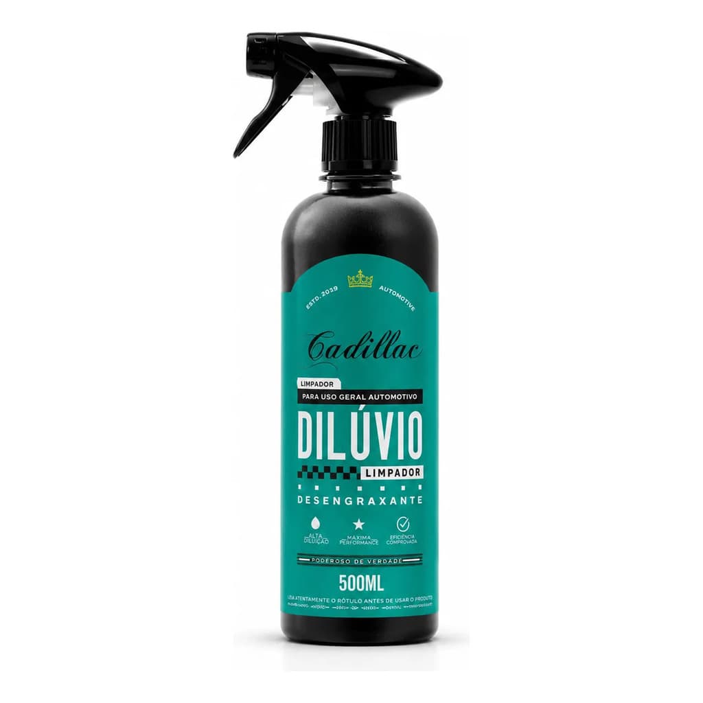 Dilúvio Cadillac 500ml Selante Cerâmico Hidrorrepelente Proteção Pintura Automotiva