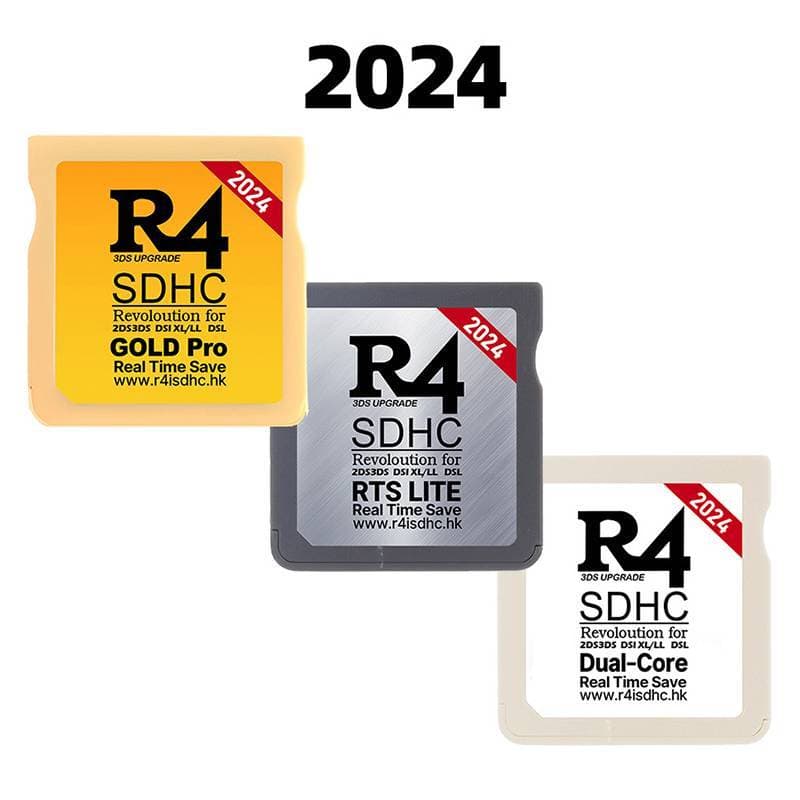 qo 2026 Para Cartão De Jogo NDS R4I SDHC TF Ouro Pro Videogame Branco Prata Memória Digital br