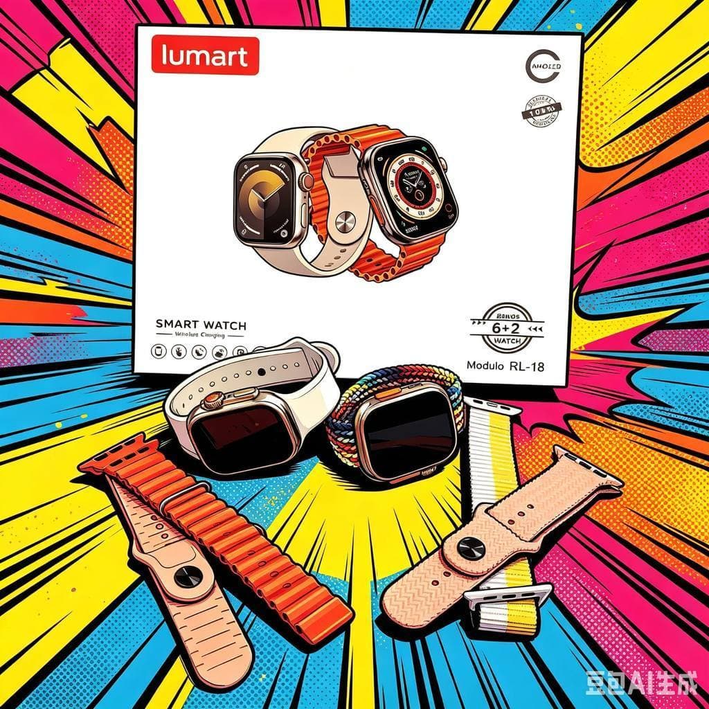 RELOGIO SMART WATCH 2 Relógio inteligente+6 Pulseiras