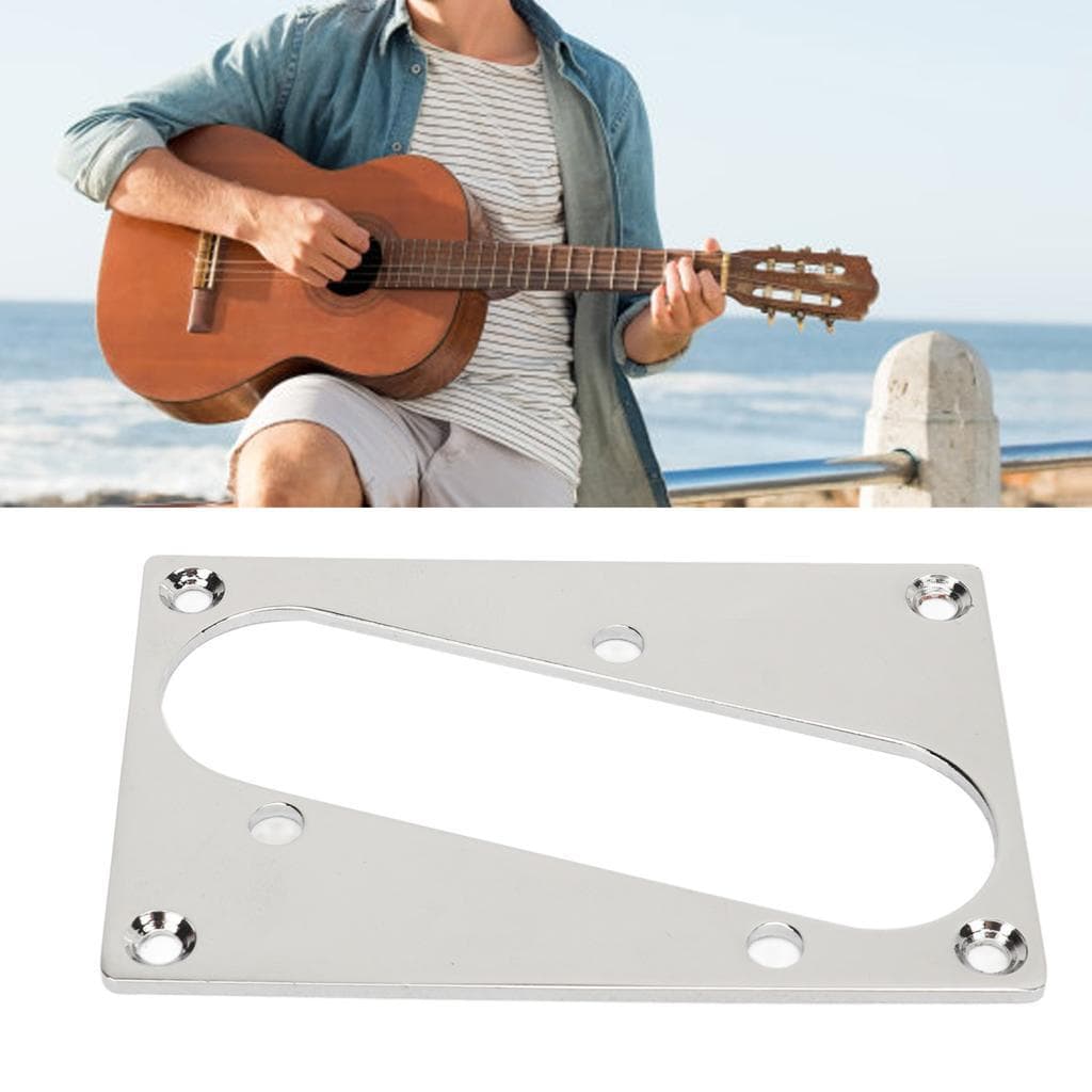 Quadro de captador de guitarra, bobina única, anel de acabamento plano, peças de reposição elétricas