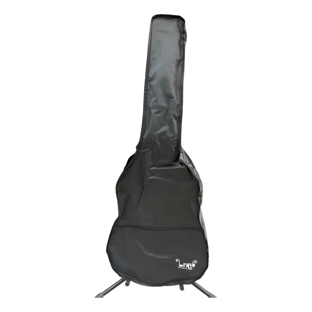 Capa Para Violão Aço/nylon Bravo Tamnho 38  C/ Alça Preta