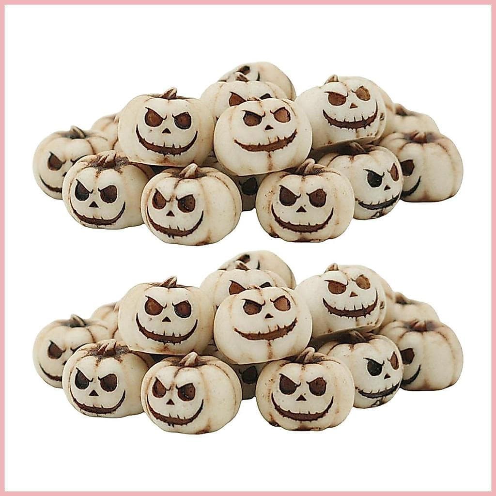 Mini Abóboras, 20 Peças, Esculturas de Abóbora de Resina para Decoração de Outono, para Mesa de Jantar e Estante de Livr