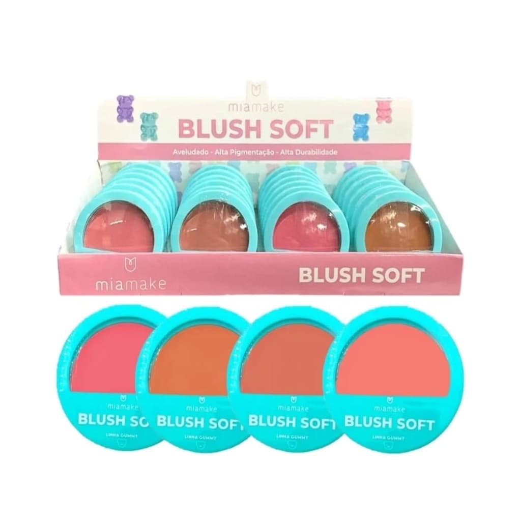 BLUSH SOFT C/ ESPELHO MIA MAKE BOX C/24 UNIDADES CÓD.2608