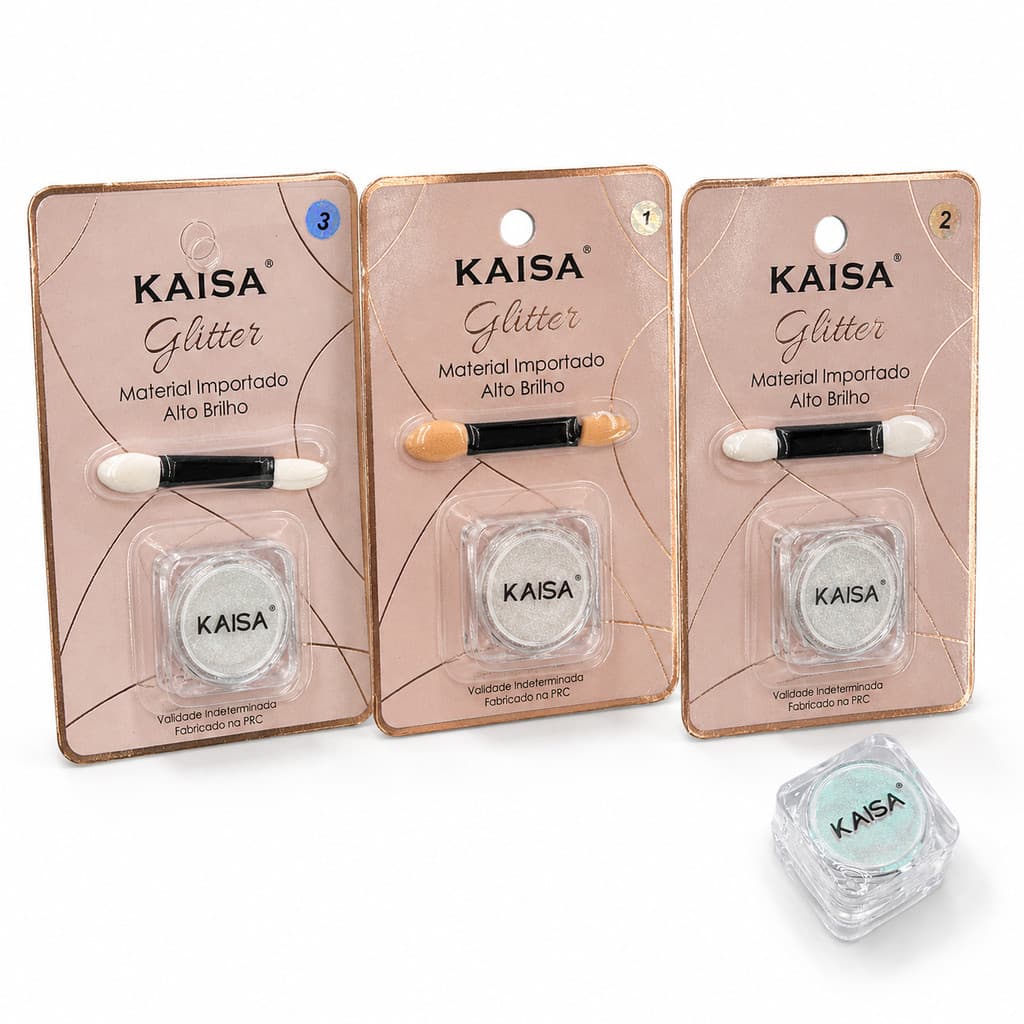 Pó Cromado Kaisa - Efeito Mirror para Nail Unha Espelhada