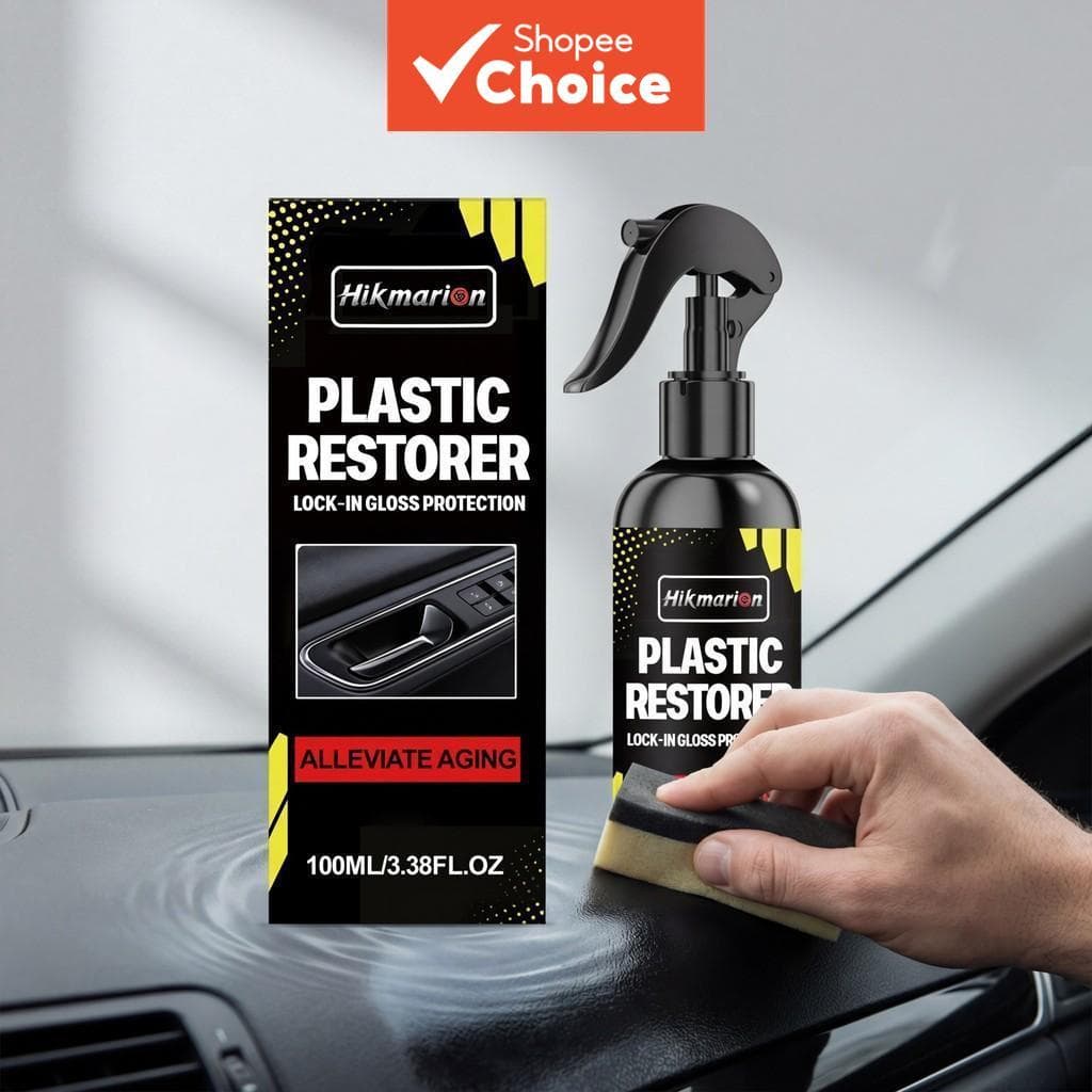Creme Restaurador De Plástico Para Carro Revive Painel De Acabamento Desbotado 100ml