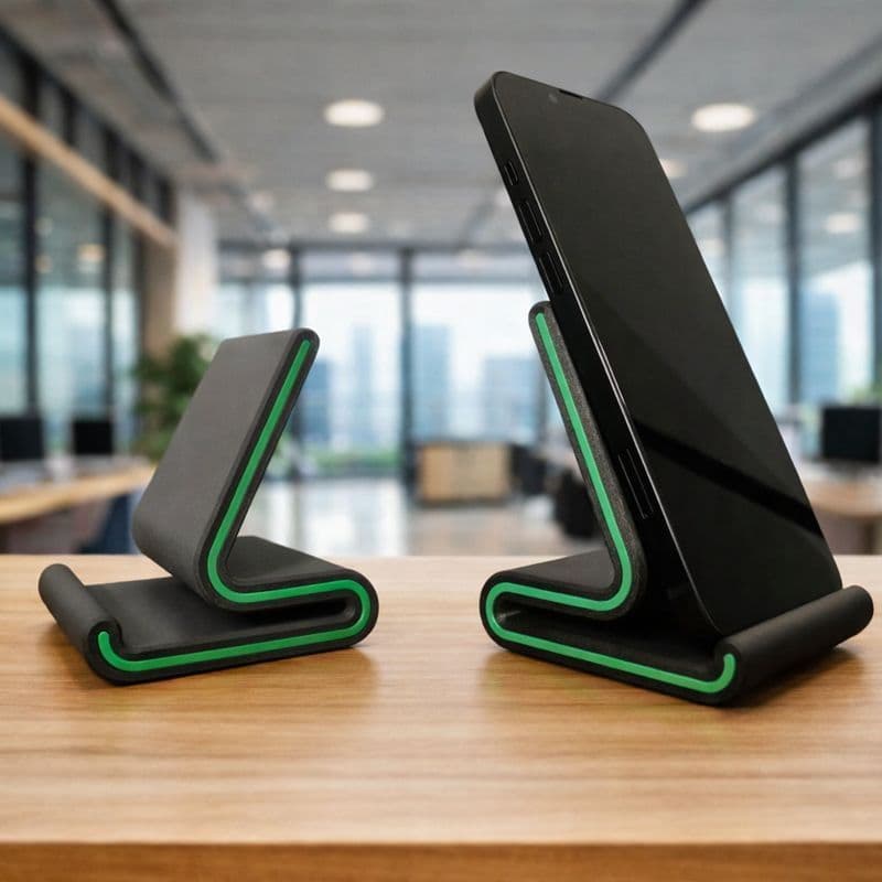 Suporte para Celular/Tablet em Impressão 3D – Design Moderno Bicolor