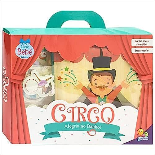 Alegria no Banho: Circo ( livro de banho ) - Ed. Todolivro ( p56 )