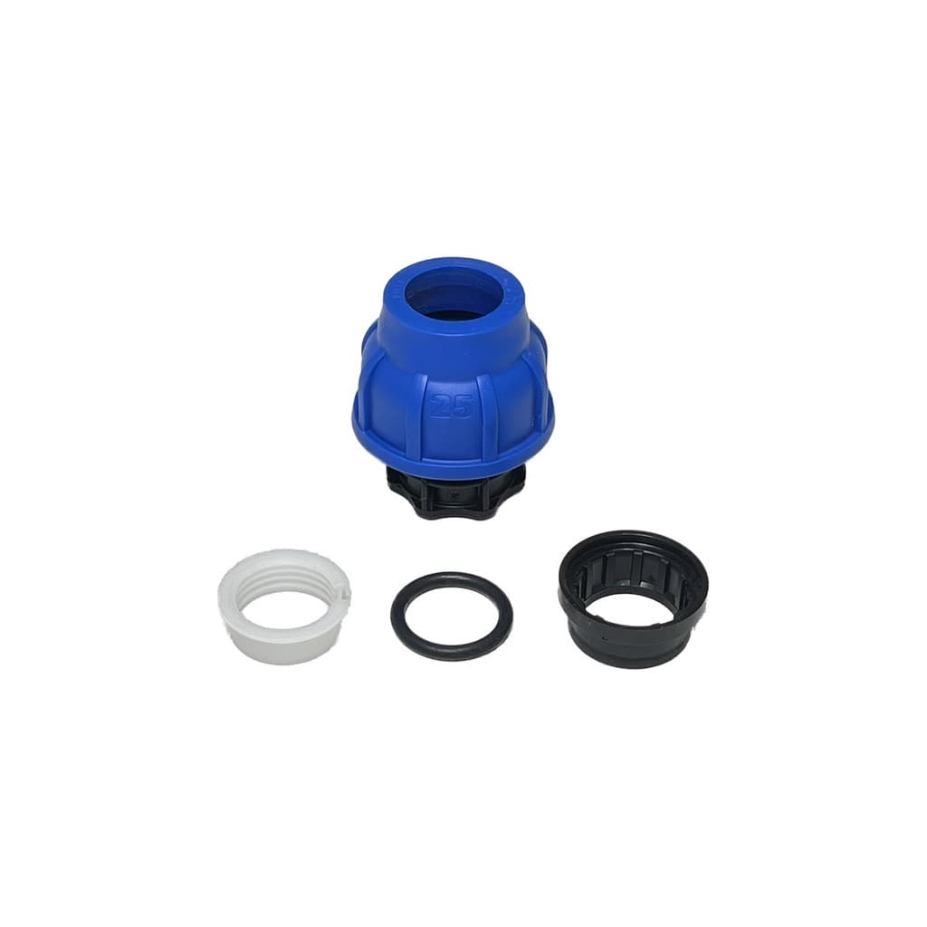Cap Tampão Pead 25mm Compressão Irritec Italiana