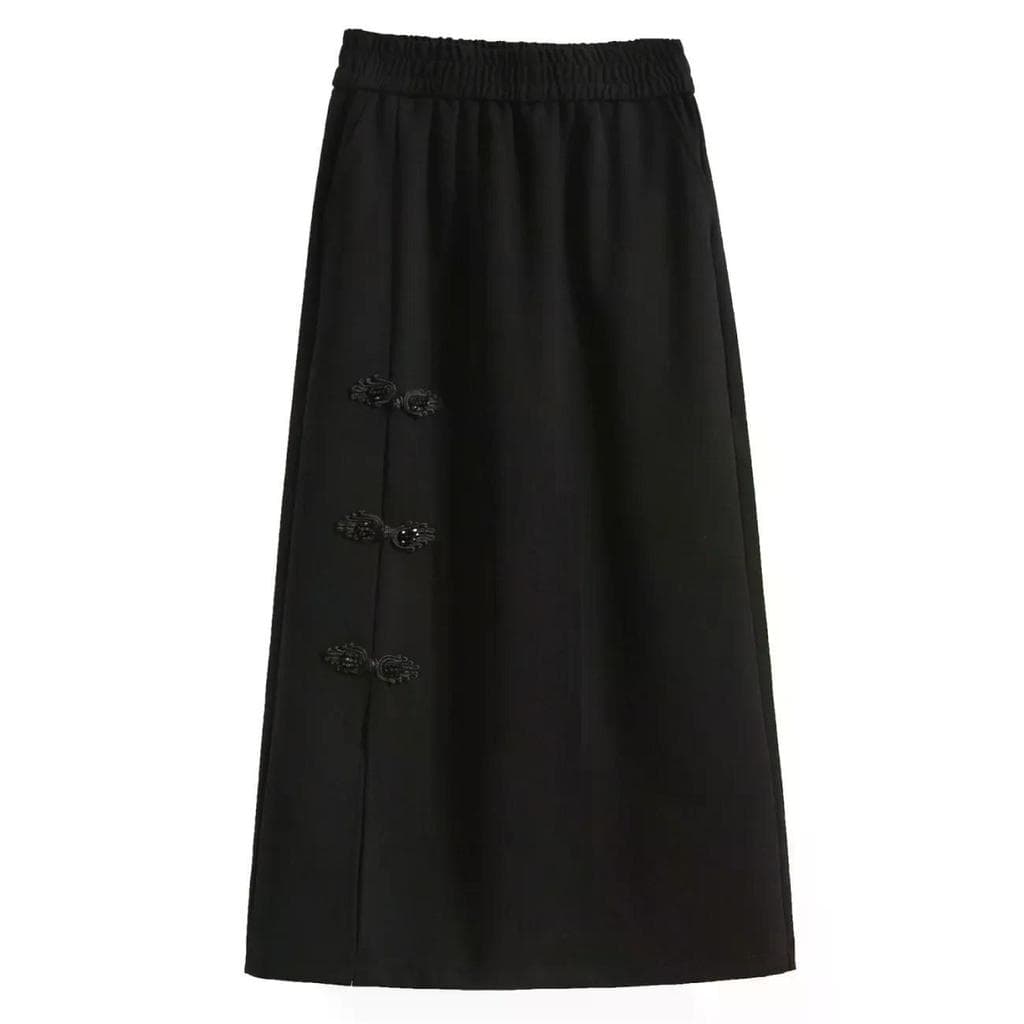Novo estilo verão gordura MM Plus Size roupas femininas novo estilo chinês estilo chinês fivela de disco elástico cintur