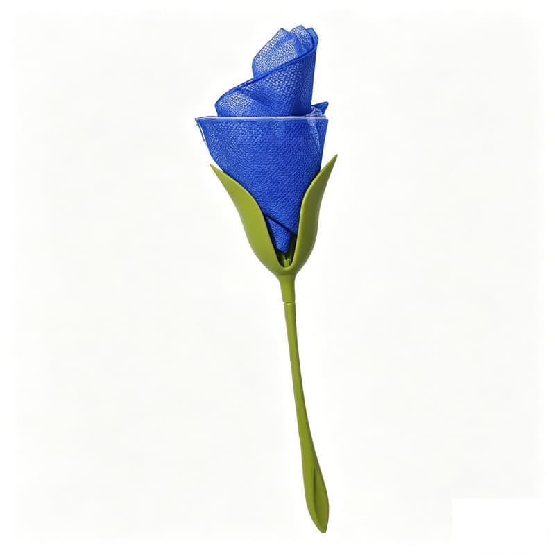 [10/20/30 Peças] Suporte para Guardanapo em Forma de Rosa, Anel Decorativo para Mesa VQD6